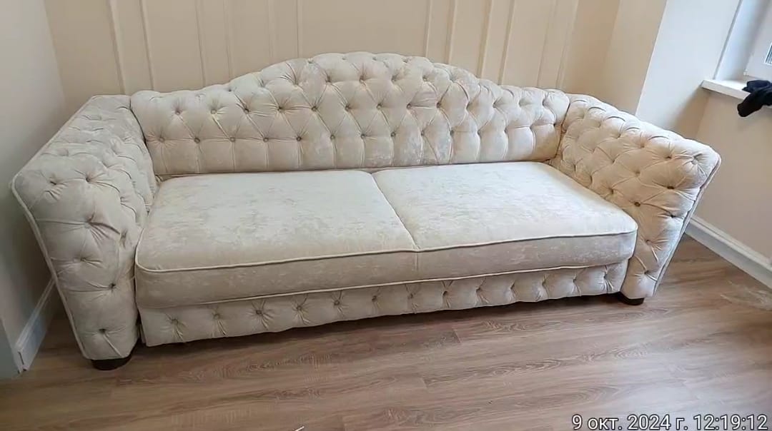 Замена обивки дивана на дому. Снежинск